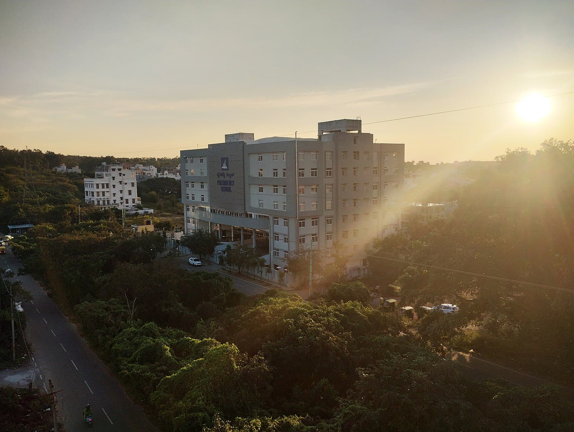 Aerial view of residential Bengaluru